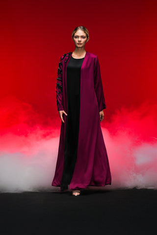 Anemone Embroidered Abaya