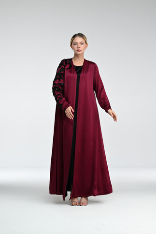 Anemone Embroidered Abaya